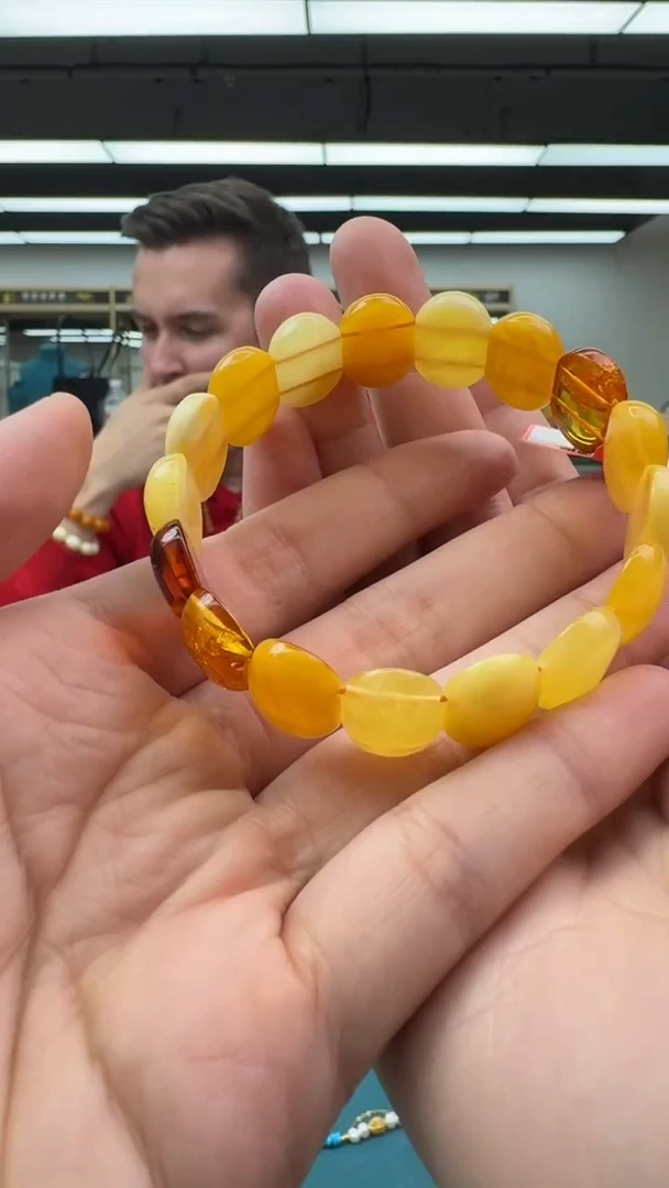 【闪购商品】琥珀手串未镶嵌590秒拍号