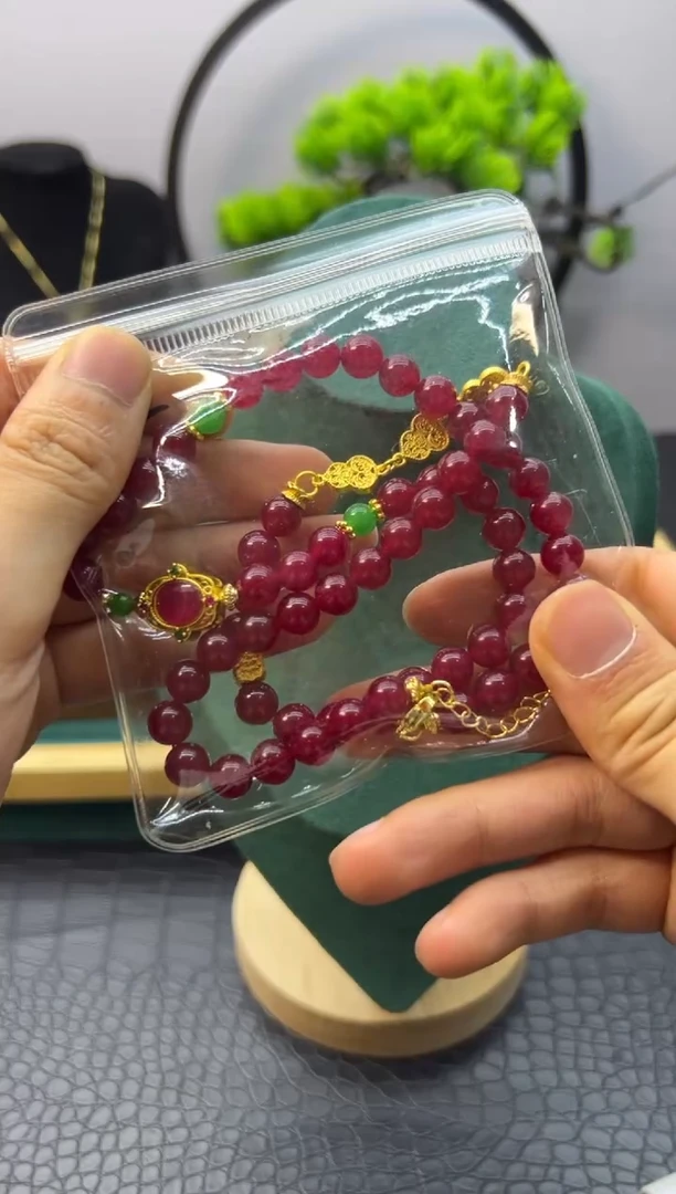 【闪购商品】碧玺颈饰14K金镶嵌X12