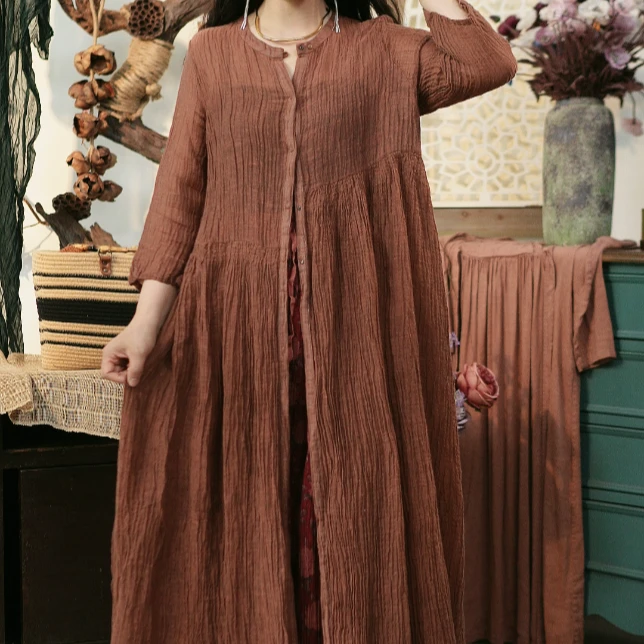 李李子/祥羽开衫连衣裙