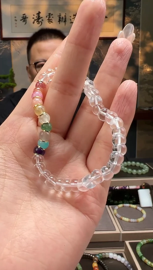 【闪购商品】长石玉手串未镶嵌8mm月光