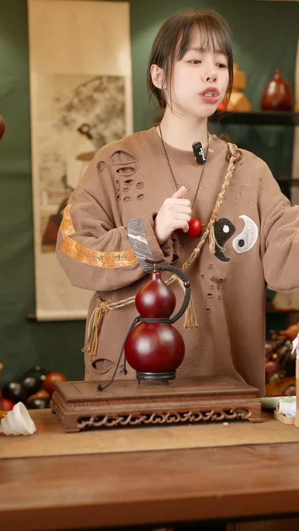 76号精品天然大漆酒葫芦一物一拍~