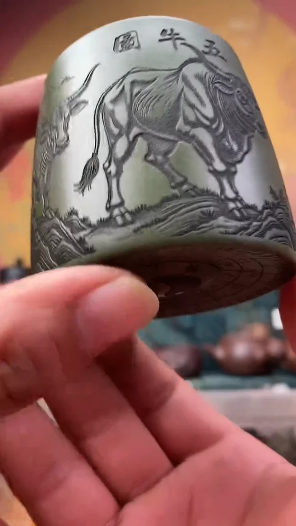 茶杯紫砂宜兴原矿紫砂