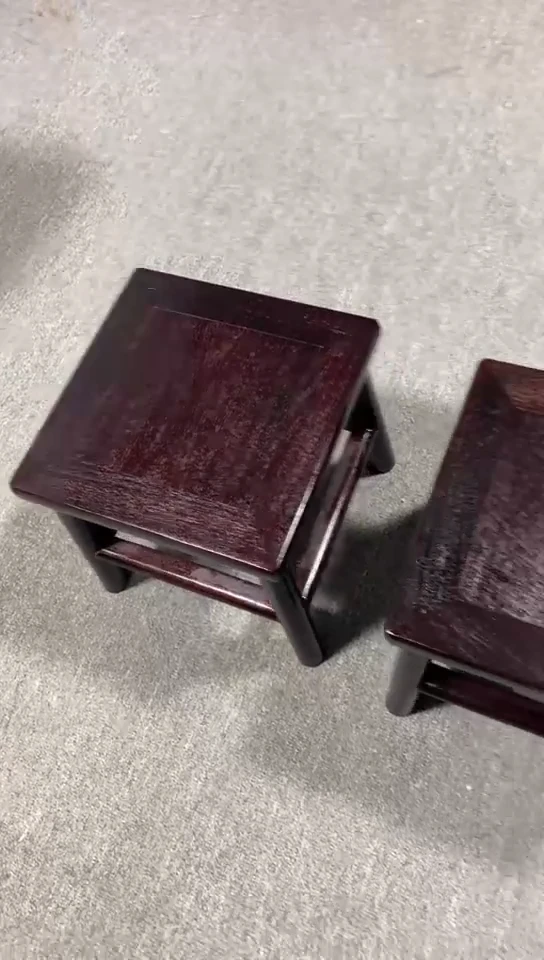 木小叶紫檀富贵凳28*28*28
