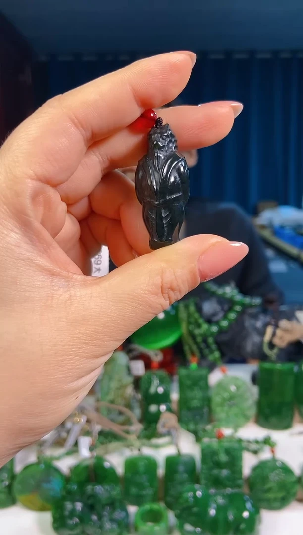 和田玉未镶嵌挂件1