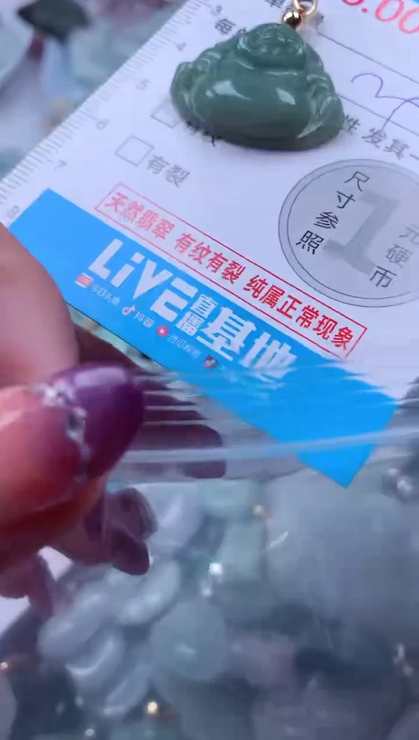 翡翠未镶嵌吊坠(不含链)9912