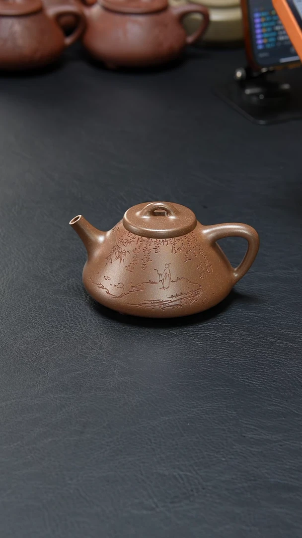 茶壶紫砂博****8子冶石瓢