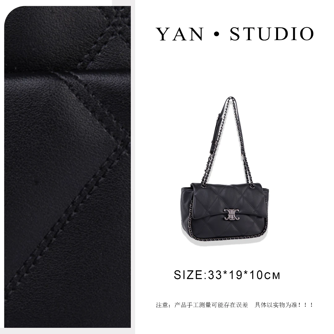 【艳姐甄选】QYX-98089-黑色-轻奢时尚百搭新款女包