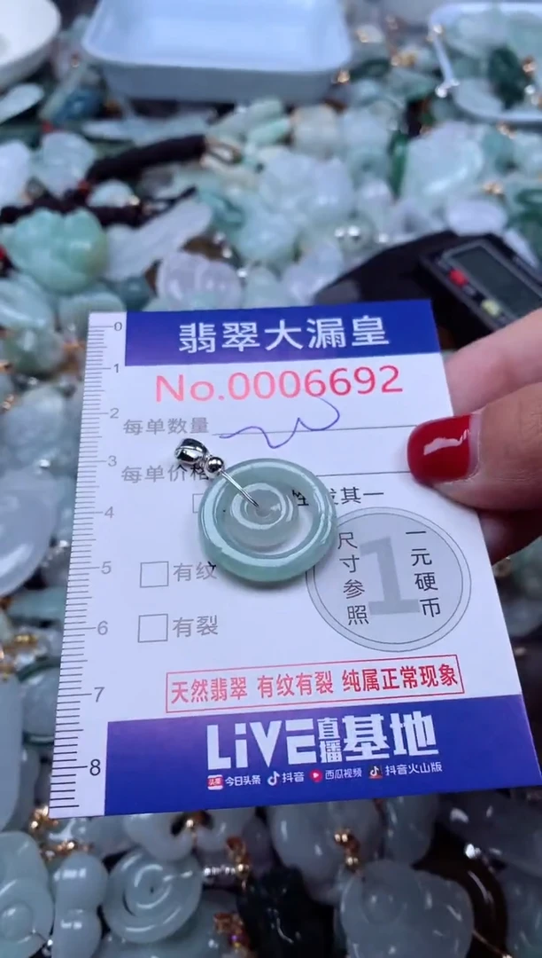 颈饰未镶嵌翡翠6692