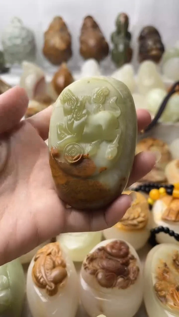 石材古青石棉纹正常不退换牛微瑕