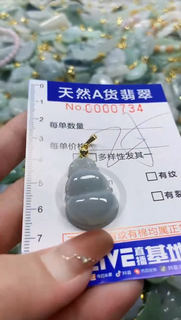 颈饰未镶嵌翡翠天然A货翡翠