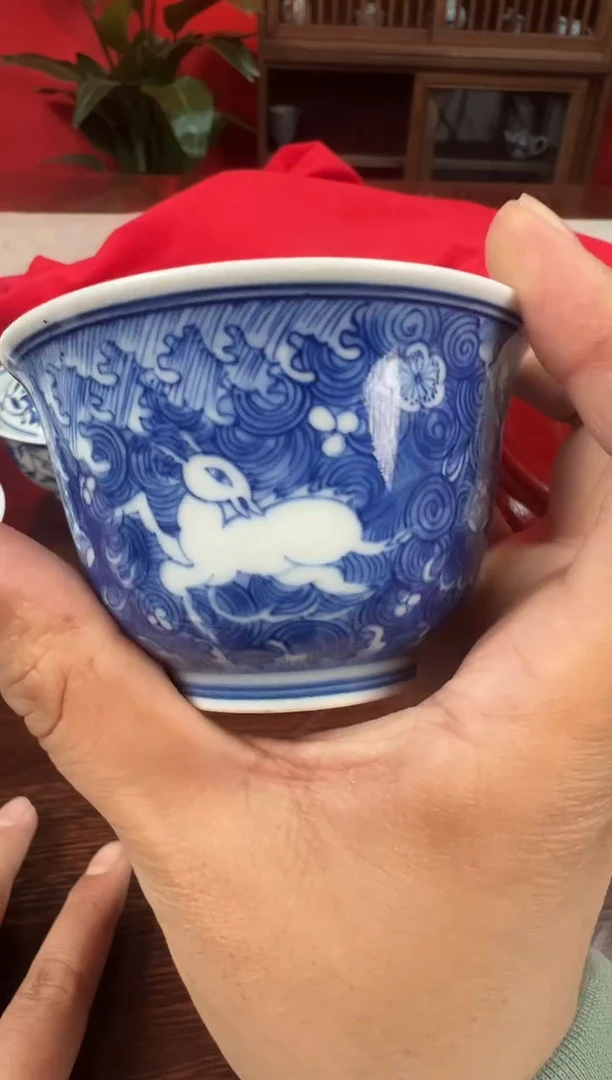 【闪购商品】042小王严选青花海兽纹主人杯