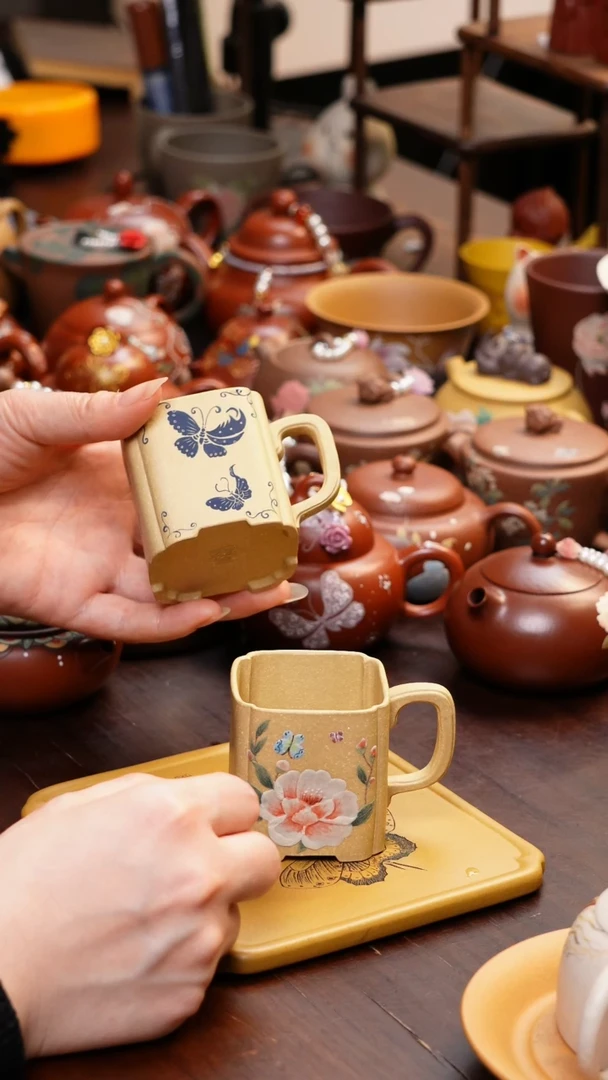 【闪购商品】原矿紫砂手工朱泥杯