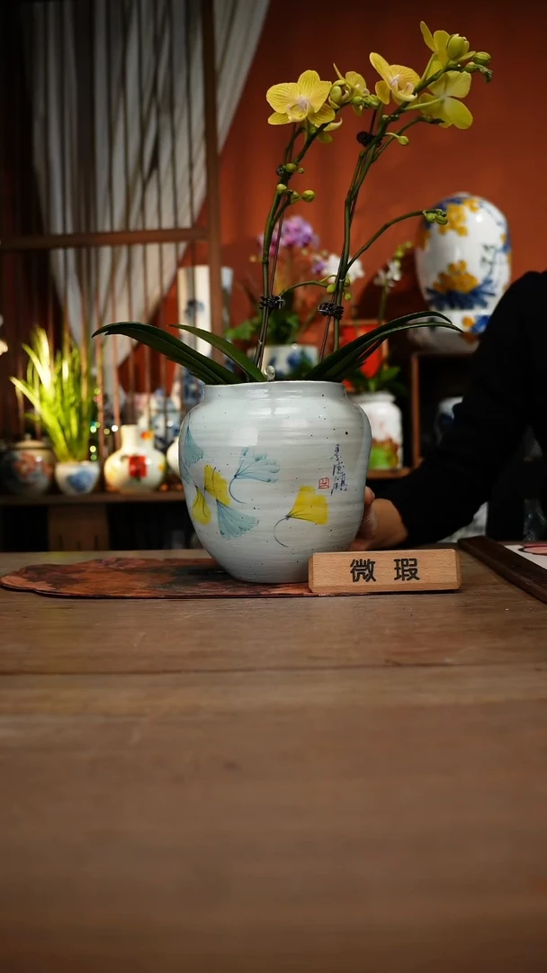 当代高温釉下彩手绘陶瓷餐具