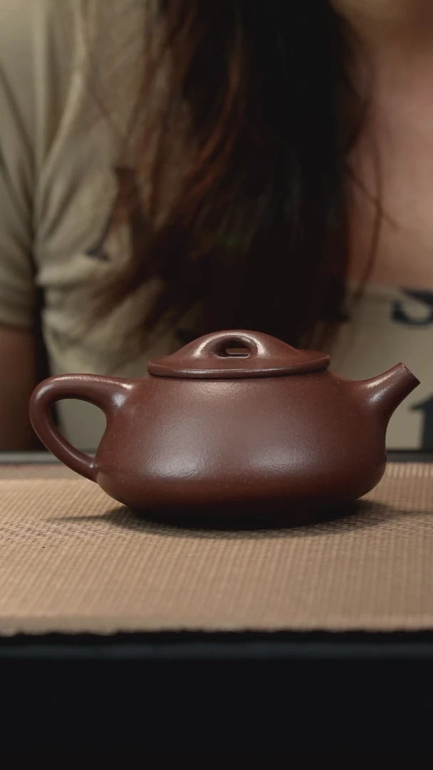 茶壶紫砂紫泥景舟瓢晃盖160c
