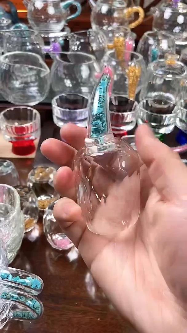 【闪购商品】玺宴新款水晶茶则绿松石