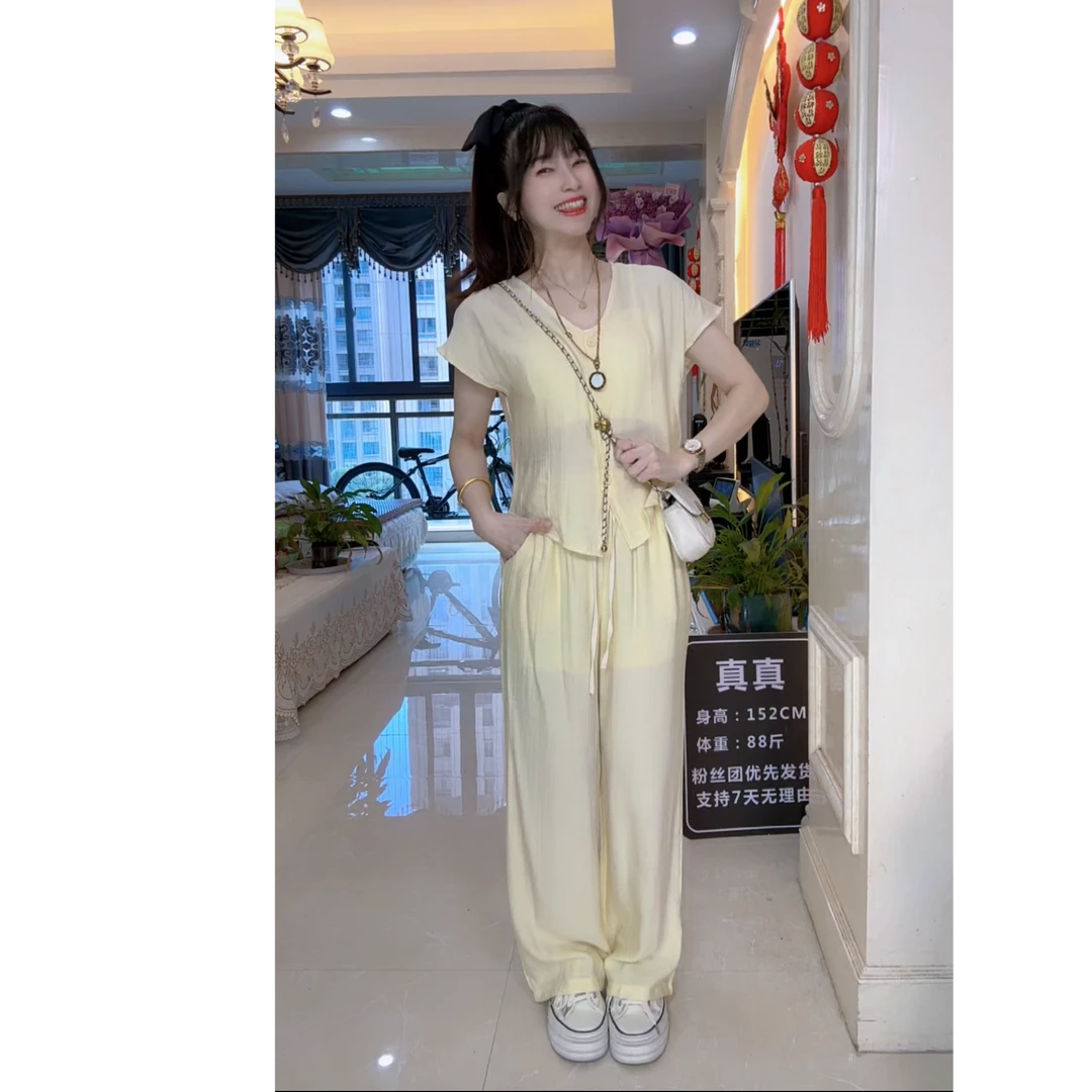 短袖常规款速干拼接东南亚风T恤小众显瘦减龄网红高腰气质夏季