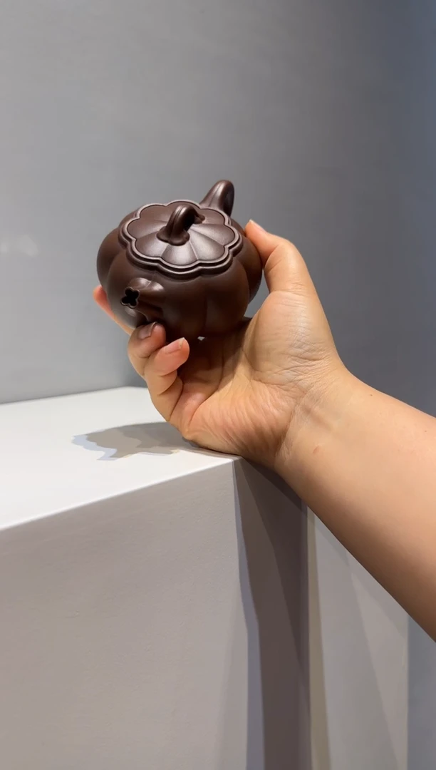 茶壶紫砂人***佳繁花似锦