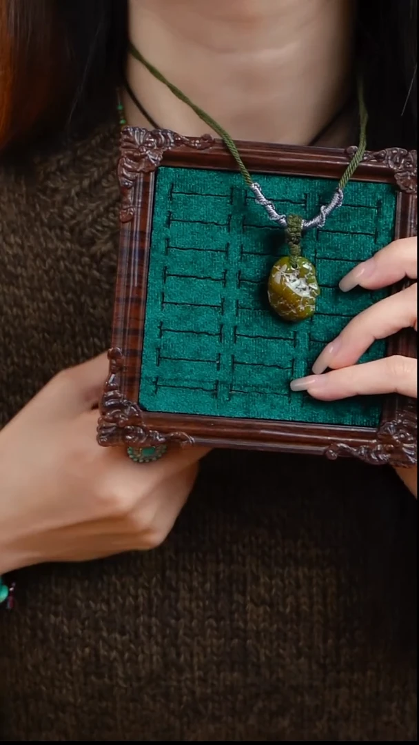 未镶嵌绿松石项链绿松