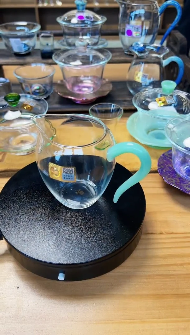 【闪购商品】怡然公道杯浅玉色带两个客杯