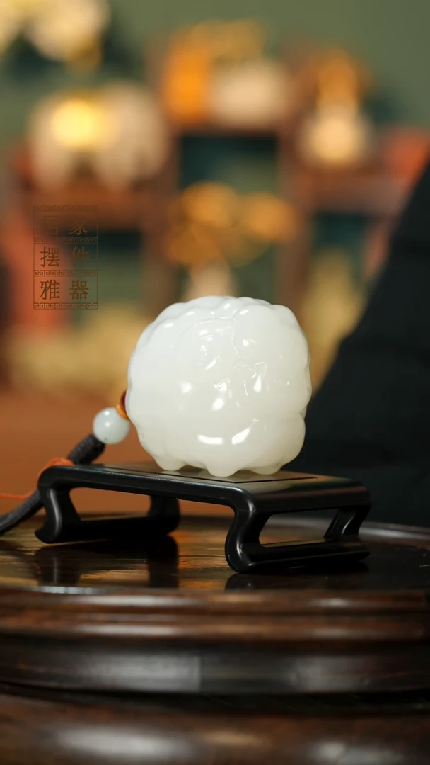玉《喜气洋洋》摆件