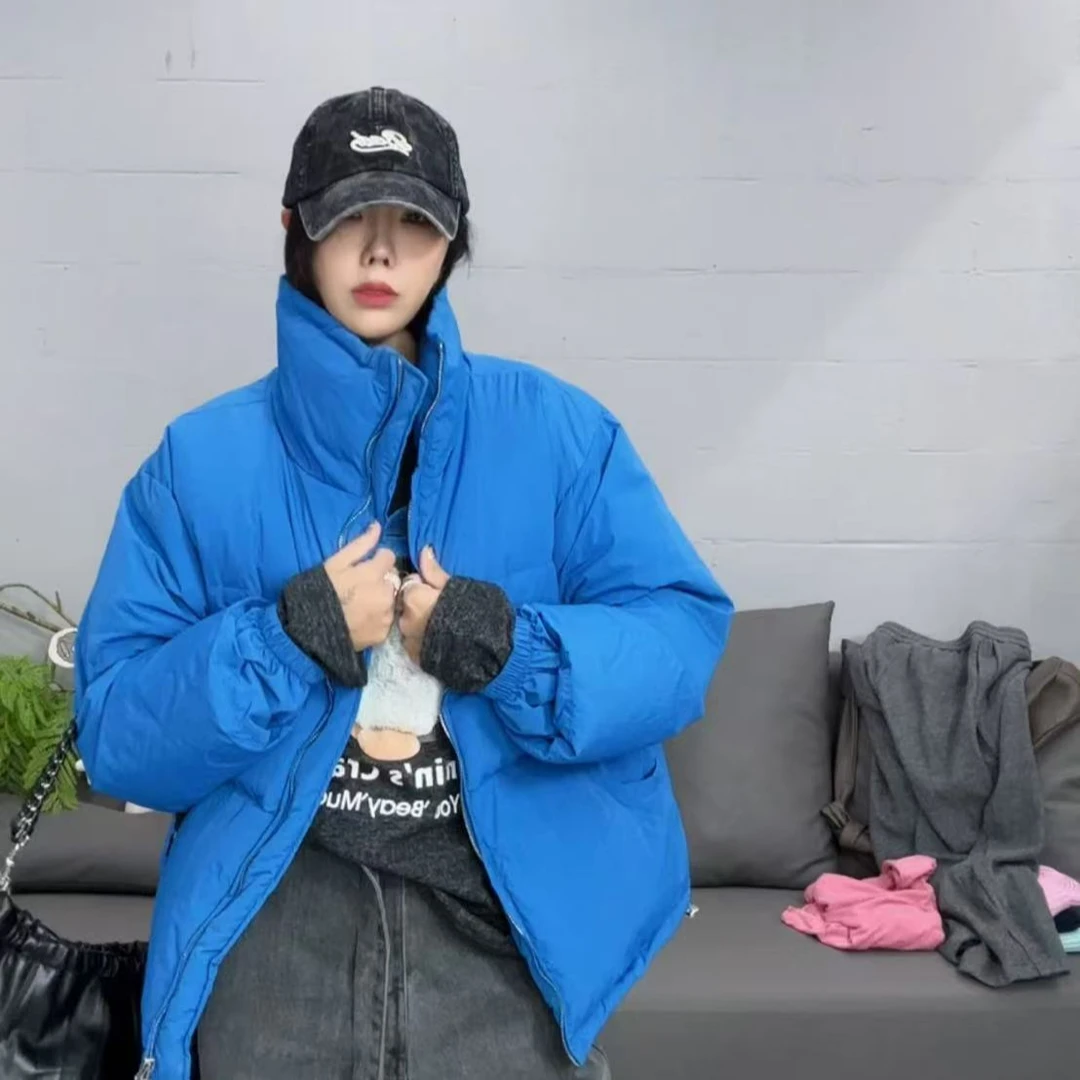 SISTERS【显白小众】小蓝调调蓝暖羽羽服