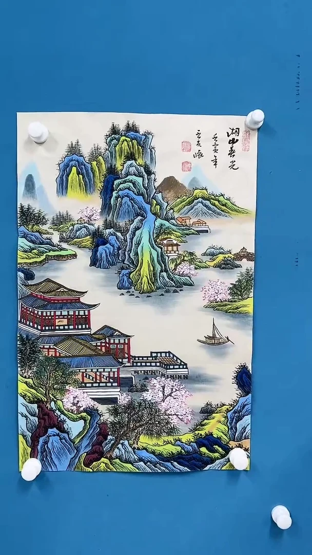 【闪购商品】国画2.15-甄选-王夫怀四尺三开18