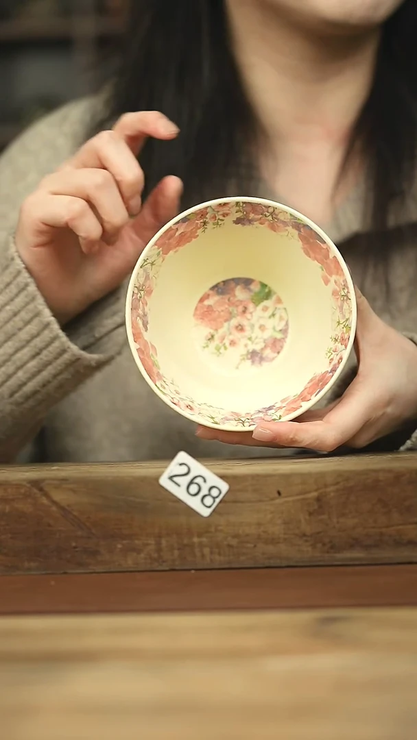 设计师手作！繁花系列！斗笠杯