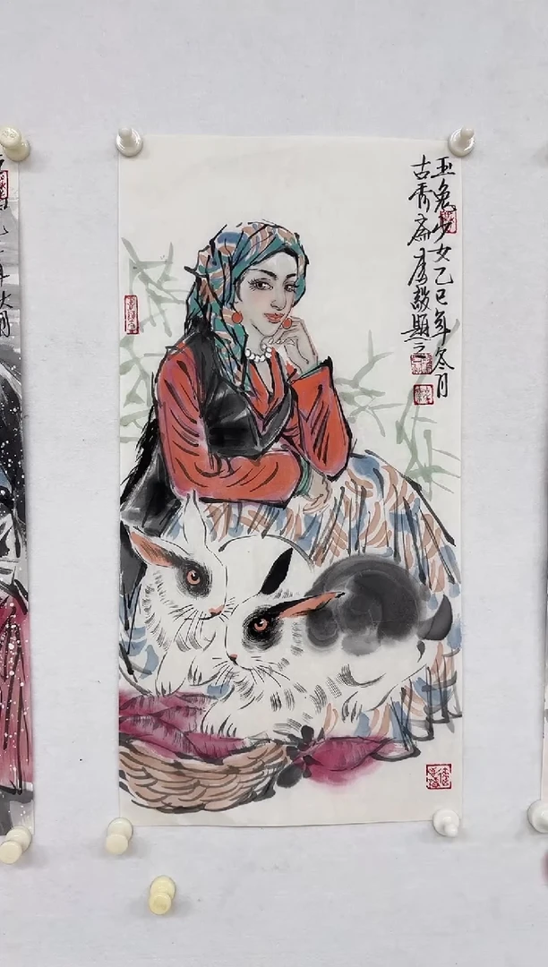 国画Z天津人美---李毅老师--2平尺国画作品