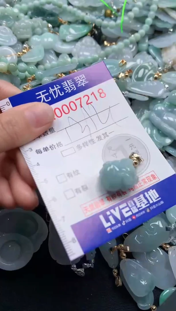 颈饰未镶嵌翡翠7218