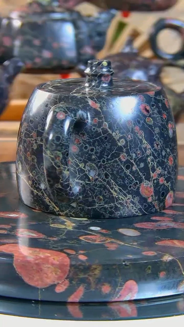 奢上奢梅花玉茶具