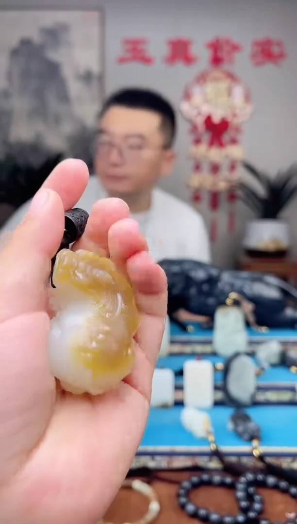 和田玉未镶嵌挂件1