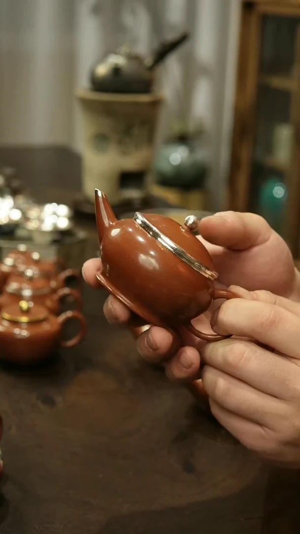 【闪购商品】剑流水平包银功夫茶壶