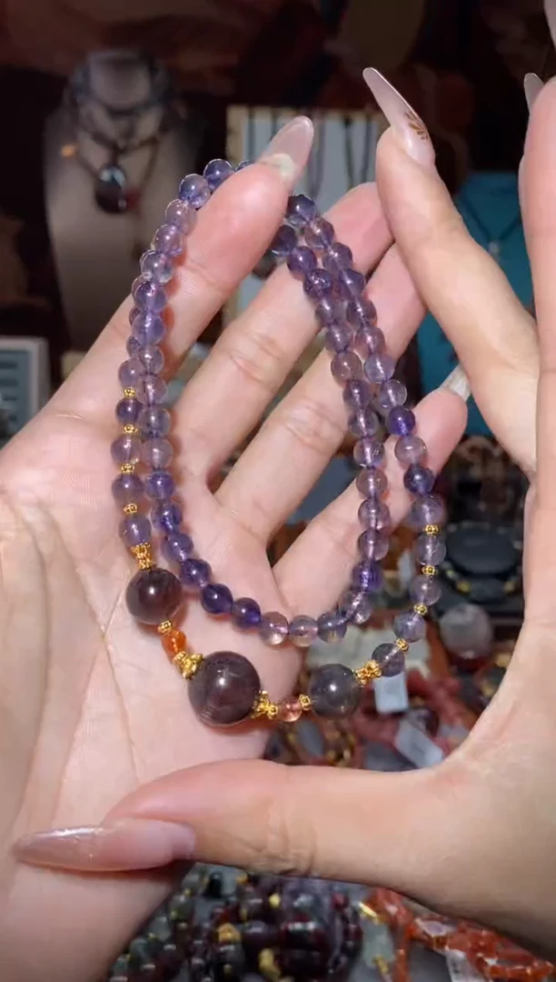 【闪购商品】堇青石项链未镶嵌堇青DIY