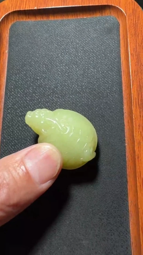 未镶嵌和田玉把件禟男女款时尚百搭饰品