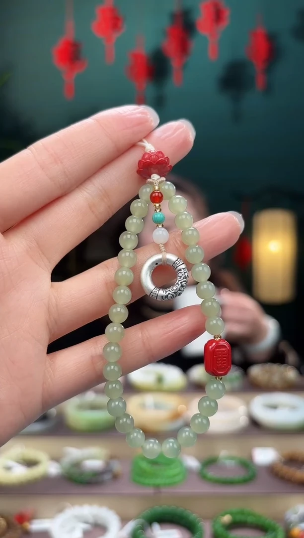 【闪购商品】和田玉挂件未镶嵌手机挂件