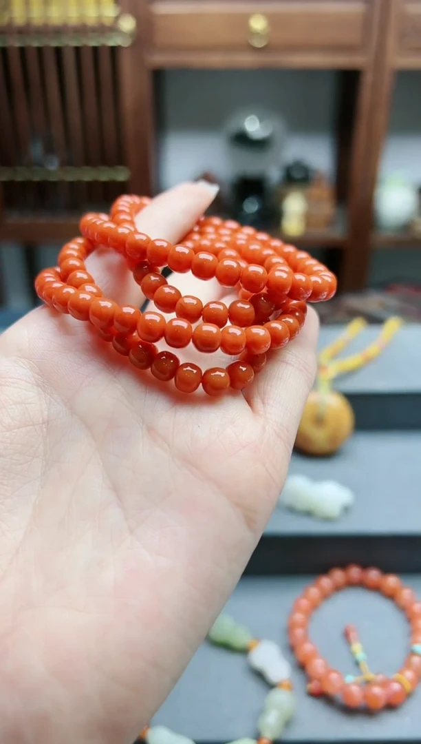 【闪购商品】南红玛瑙颈饰未镶嵌南红长串*1 GW