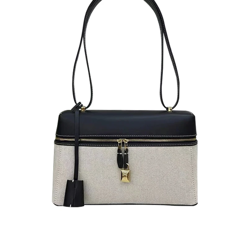 【Elin定制2025年秋冬新款女包时尚设计单肩包SLBL-BW7030-黑色