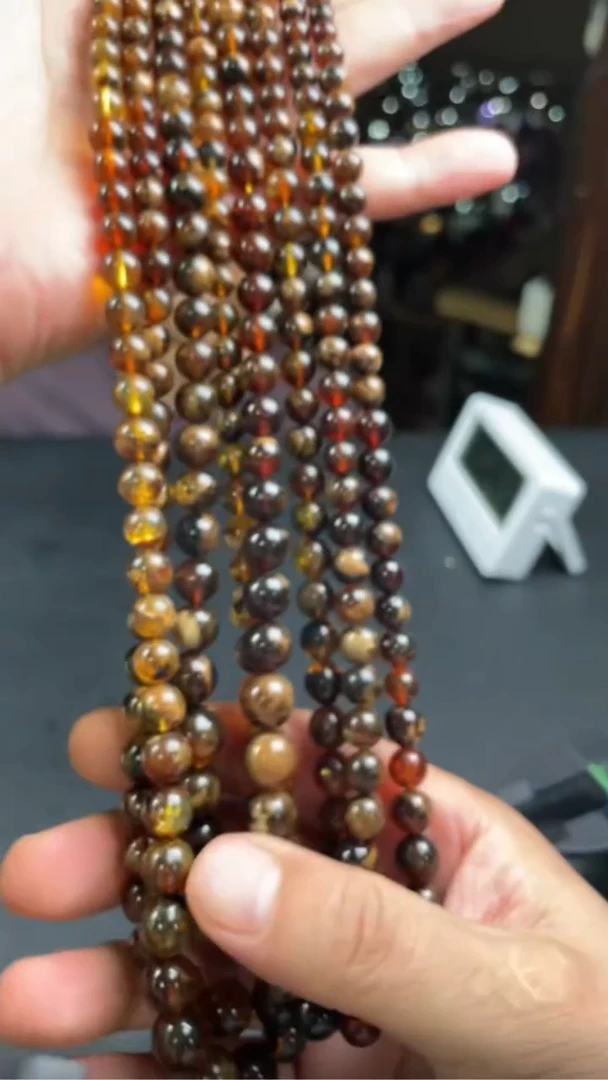 未镶嵌颈饰琥珀-13589-E13-多样性发其一