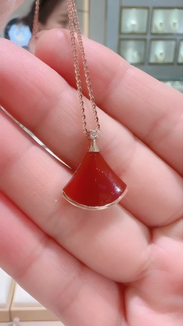 【闪购商品】玛瑙/玉髓套链18K金镶嵌套链