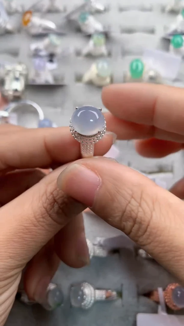 未镶嵌戒指翡翠777---2