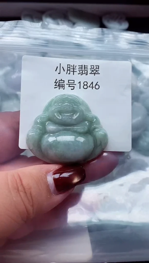 颈饰未镶嵌翡翠缅甸天然A货翡翠1846