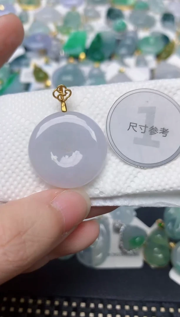 颈饰未镶嵌翡翠天然缅甸A货翡翠