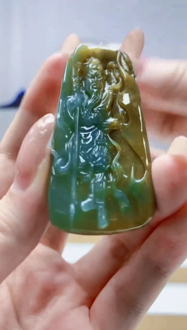 未镶嵌定制翡翠4688jw-毛货挂件42