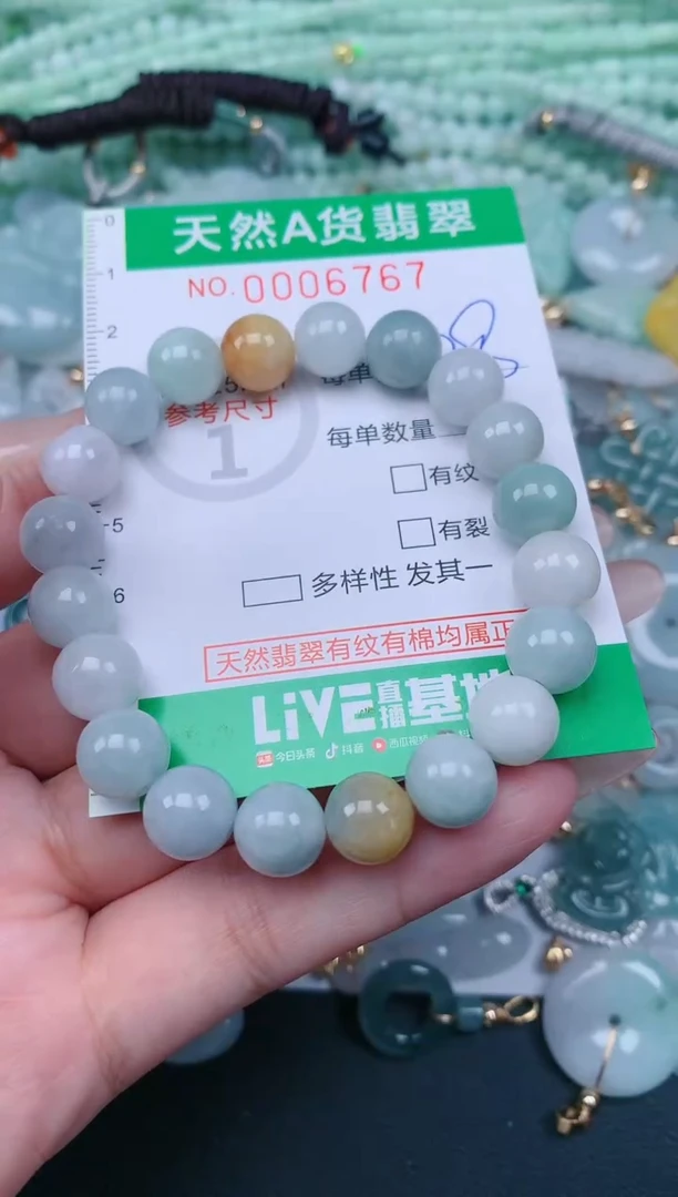 翡翠未镶嵌颈饰.0006767