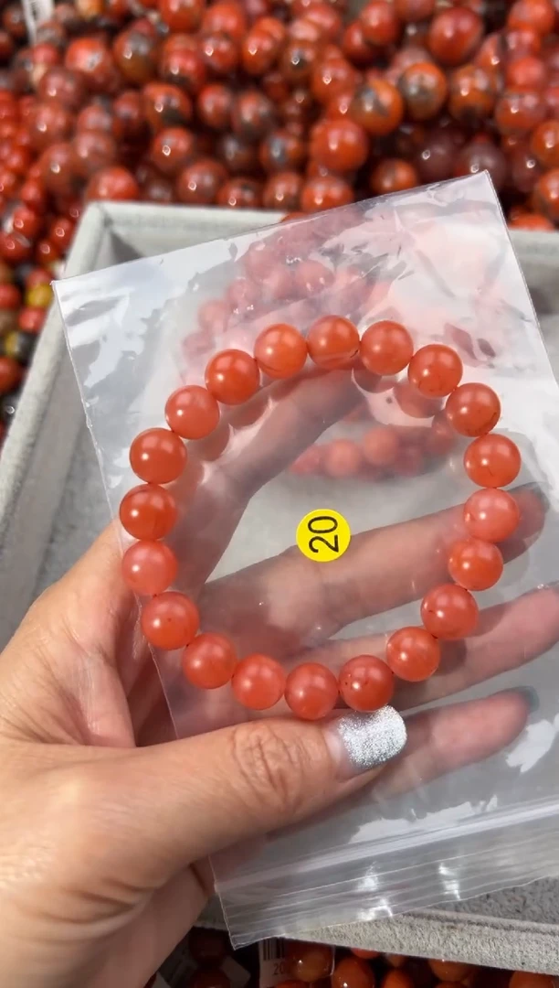 未镶嵌手串南红玛瑙10+