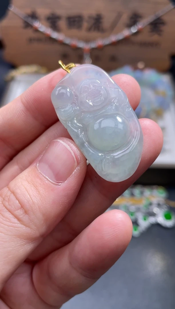 【闪购商品】翡翠颈饰18K金镶嵌12...........