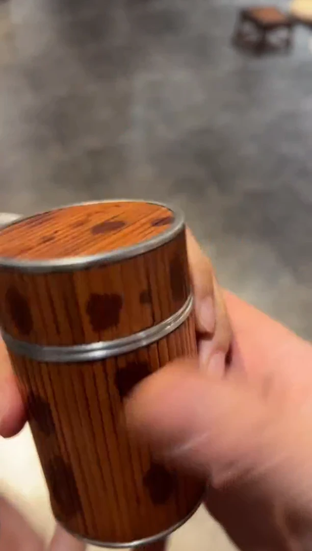 【闪购商品】扇子福建湘妃竹茶叶罐