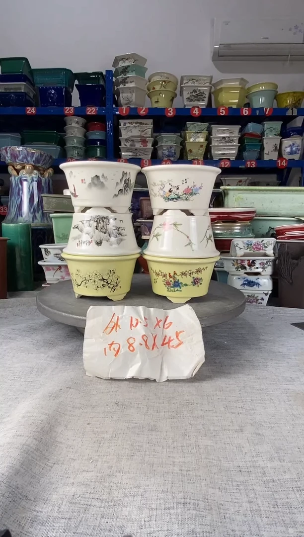 2904六只圆盆花盆