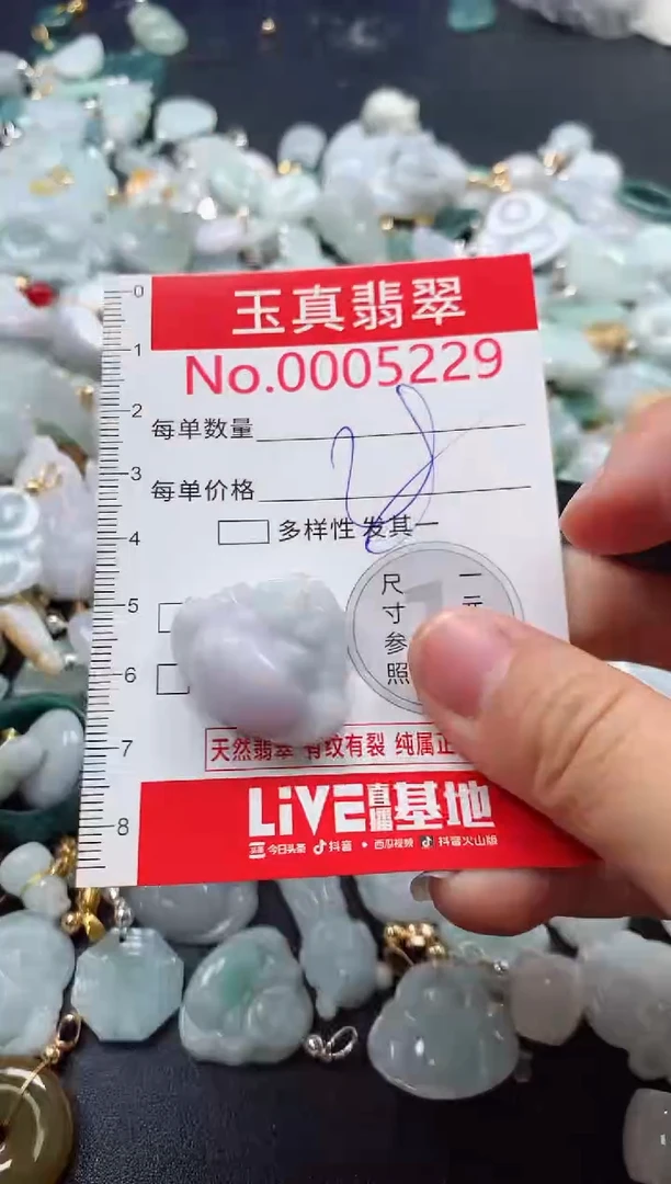 吊坠(不含链)未镶嵌翡翠5229