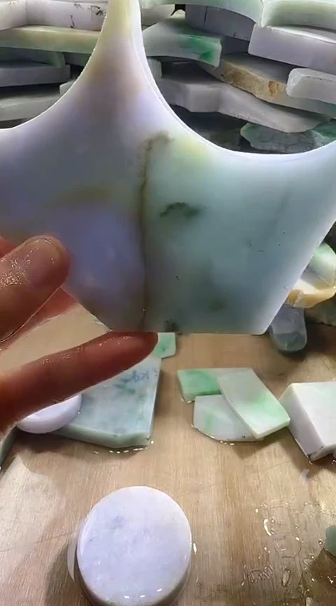 裸石翡翠缅甸翡翠A货花119
